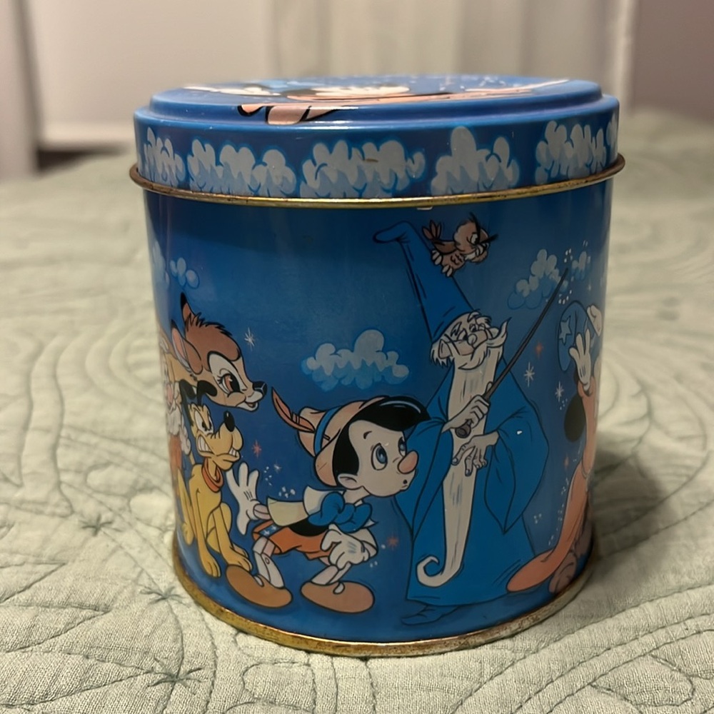 Vintage Disney Coin Tin Can Mickey Mouse Donald Duck - Picture 4 of 15